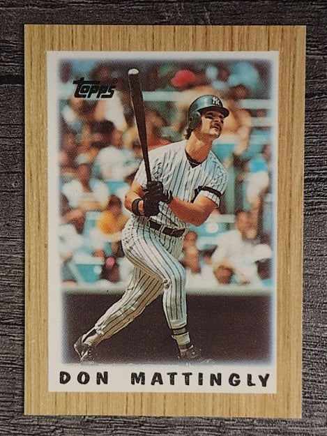 1987 Topps Mini Leaders #65 Don Mattingly