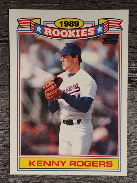 1990 Topps Rookies #24 Kenny Rogers