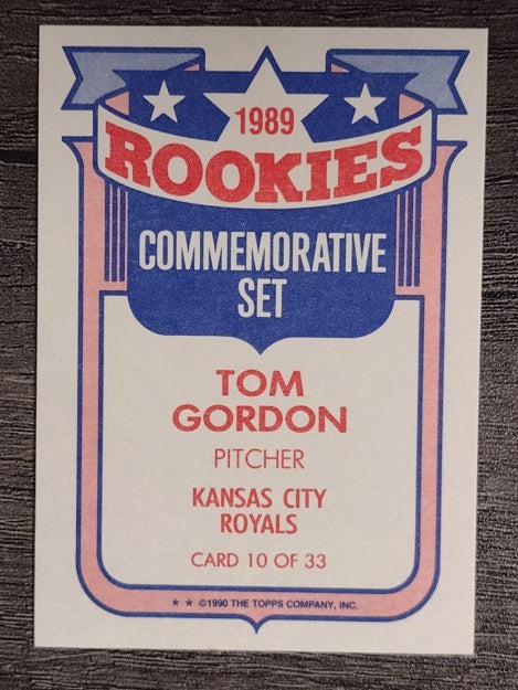 1990 Topps Rookies #10 Tom Gordon