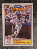 1989 Topps Glossy All-Stars #19 Darryl Strawberry