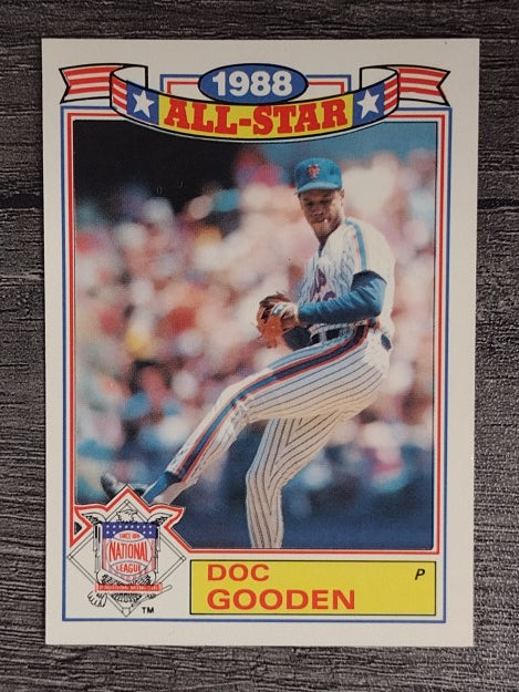 1989 Topps Glossy All-Stars #21 Dwight Gooden