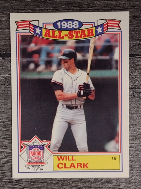 1989 Topps Glossy All-Stars #13 Will Clark