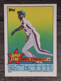 1989 Topps Sticker Backs #53 Darryl Strawberry