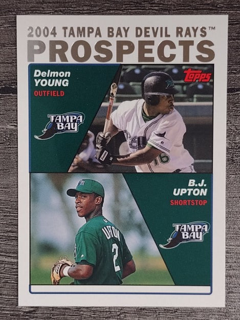 2004 Topps #692 B.J. Upton/Delmon Young