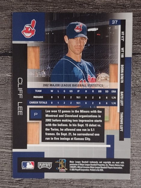 2003 Absolute Memorabilia #37 Cliff Lee (VGEX)