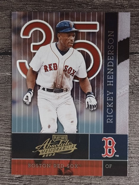 2002 Absolute Memorabilia #24 Rickey Henderson