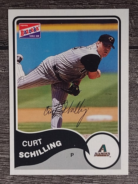 2003 Bazooka Minis #70A Curt Schilling Logo