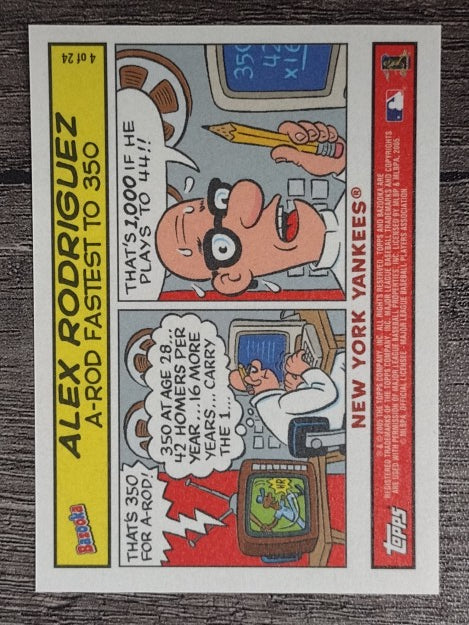 2005 Bazooka Comics #4 Alex Rodriguez