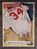 2010 Topps Tales of the Game #TOG25 Yankees Dig Up David Ortiz' Jersey