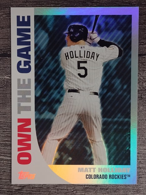 2008 Topps Own the Game #OTG6 Matt Holliday (NM)