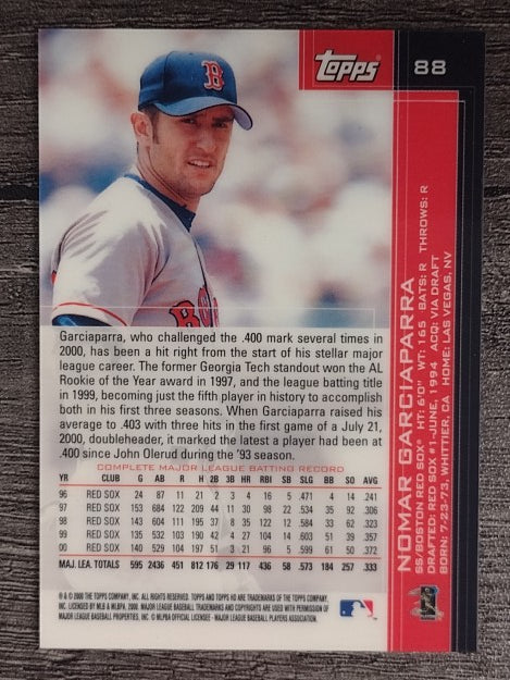 2001 Topps HD #88 Nomar Garciaparra