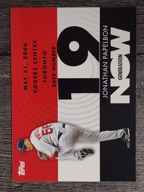 2007 Topps Generation Now #GN499 Jonathan Papelbon