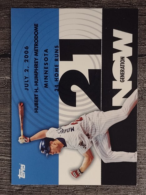 2007 Topps Generation Now #GN137 Justin Morneau