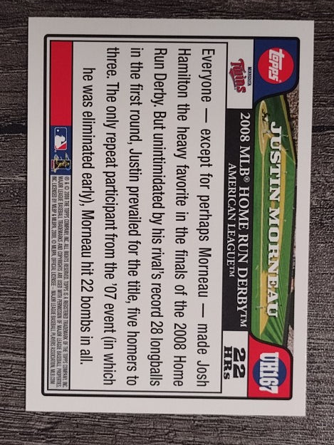 2008 Topps Update #UH167 Justin Morneau HRD