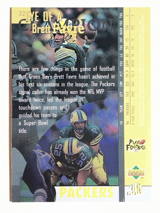 1997 UD3 #32 Brett Favre EC