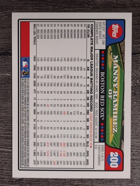 2008 Topps #200 Manny Ramirez