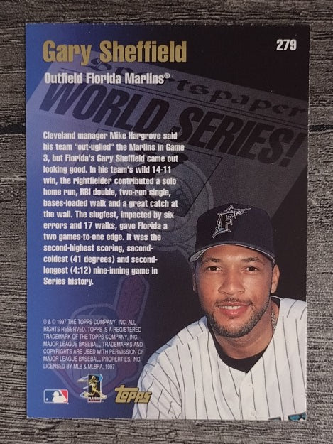 1998 Topps #279 Gary Sheffield WS