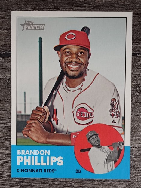 2012 Topps Heritage #304 Brandon Phillips