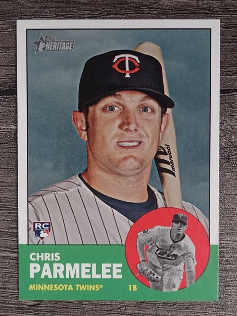 2012 Topps Heritage #40 Chris Parmelee