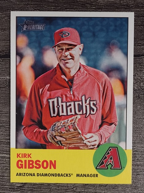 2012 Topps Heritage #166 Kirk Gibson MG