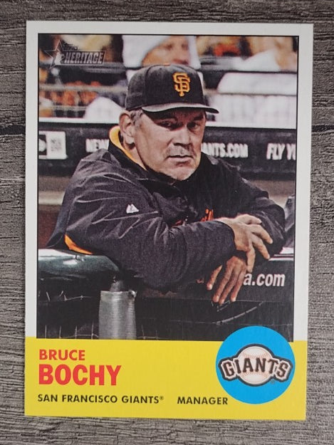 2012 Topps Heritage #258 Bruce Bochy MG