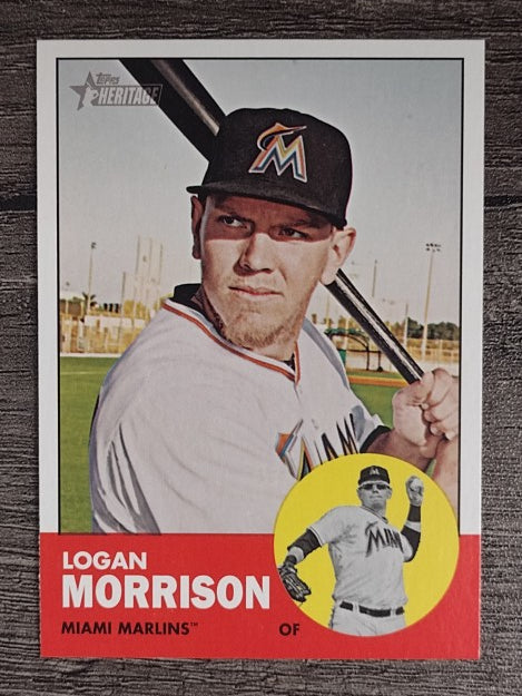 2012 Topps Heritage #385 Logan Morrison