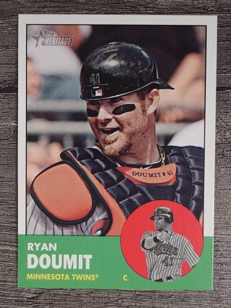 2012 Topps Heritage #159 Ryan Doumit