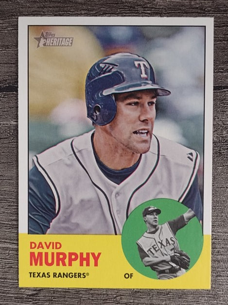 2012 Topps Heritage #272 David Murphy