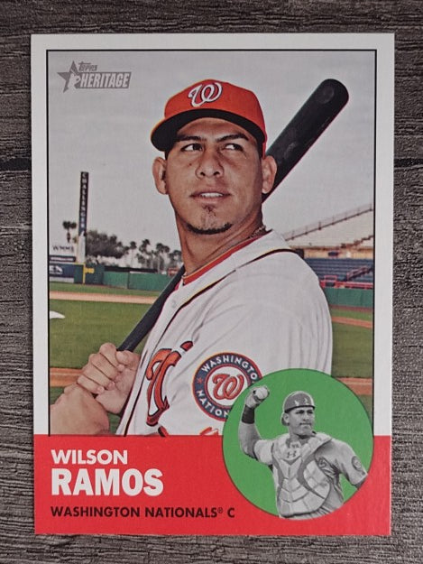 2012 Topps Heritage #94 Wilson Ramos