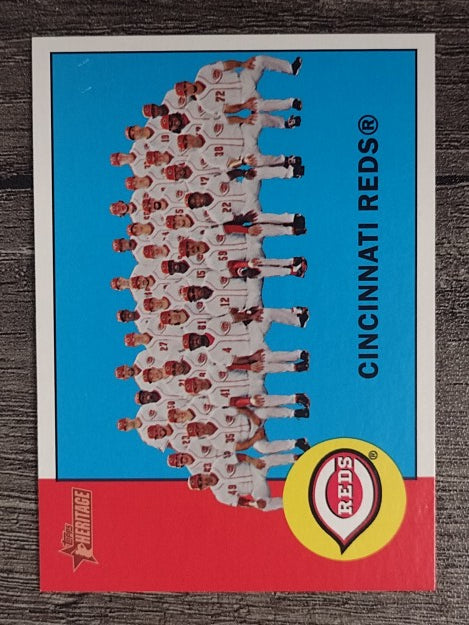 2012 Topps Heritage #63 Cincinnati Reds TC