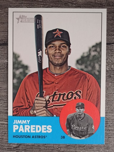 2012 Topps Heritage #45 Jimmy Paredes