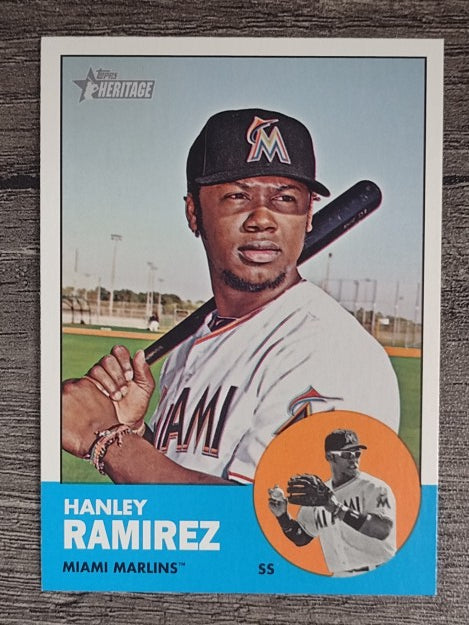 2012 Topps Heritage #122A Hanley Ramirez