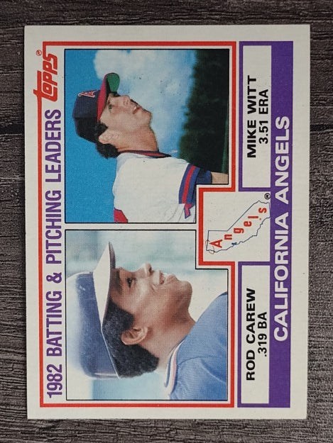 1983 Topps #651 Angels TL/Rod Carew