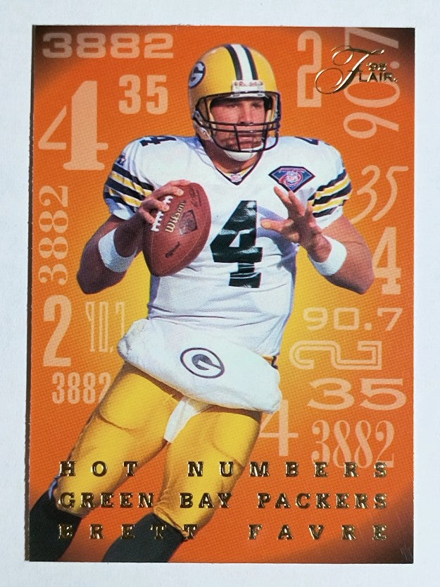1995 Flair Hot Numbers #6 Brett Favre