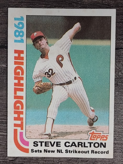 1982 Topps #1 Steve Carlton HL