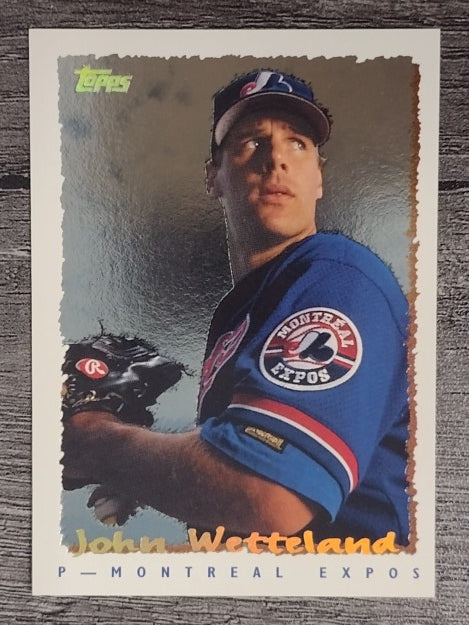 1995 Topps Cyberstats #18 John Wetteland