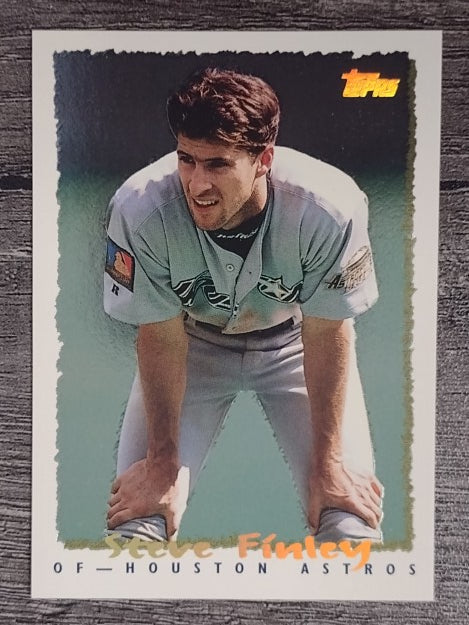 1995 Topps Cyberstats #393 Steve Finley