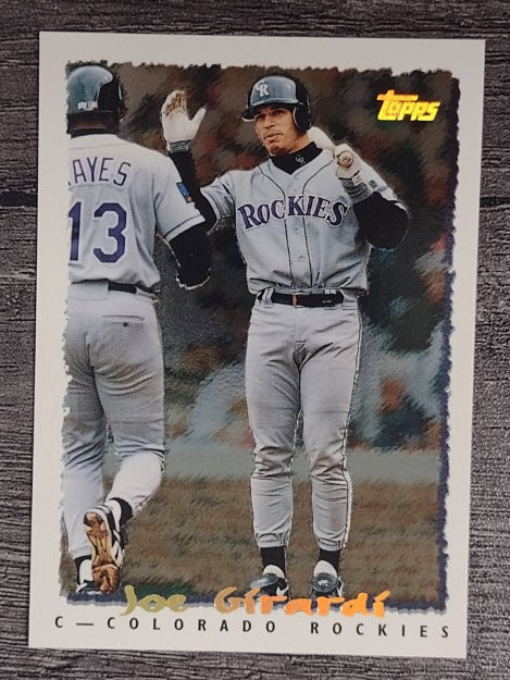 1995 Topps Cyberstats #321 Joe Girardi