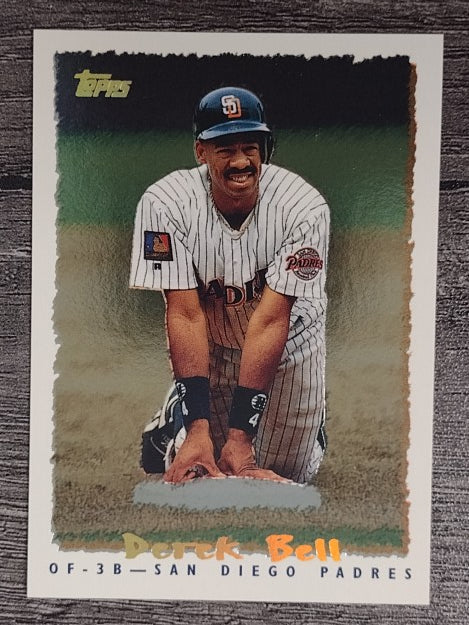 1995 Topps Cyberstats #384 Derek Bell