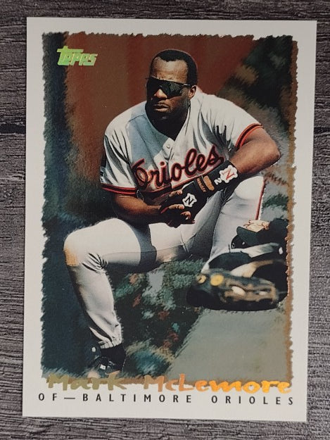 1995 Topps Cyberstats #373 Mark McLemore