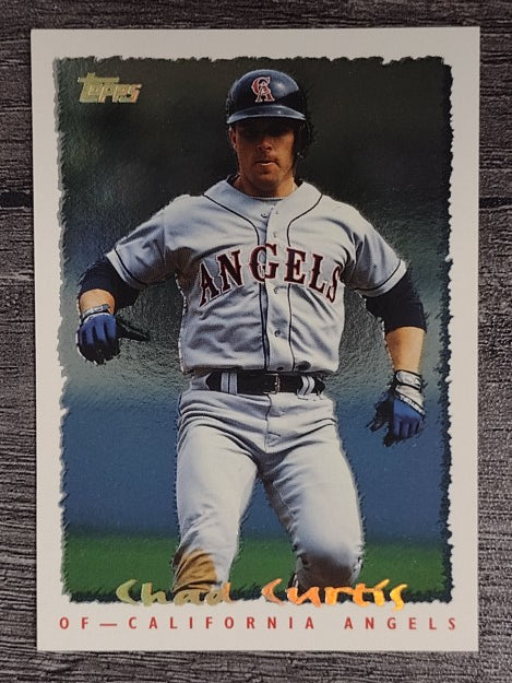 1995 Topps Cyberstats #92 Chad Curtis
