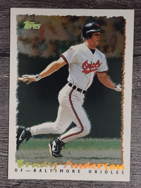 1995 Topps Cyberstats #381 Brady Anderson