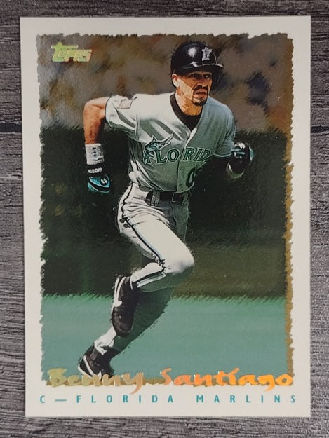 1995 Topps Cyberstats #95 Benny Santiago