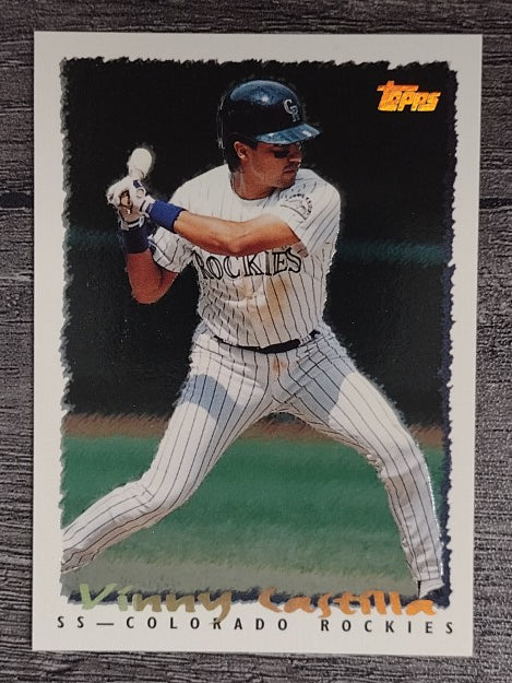 1995 Topps Cyberstats #331 Vinny Castilla
