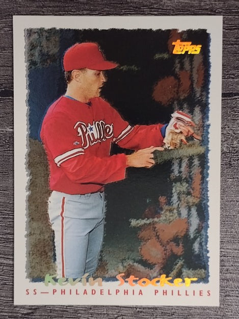 1995 Topps Cyberstats #318 Kevin Stocker