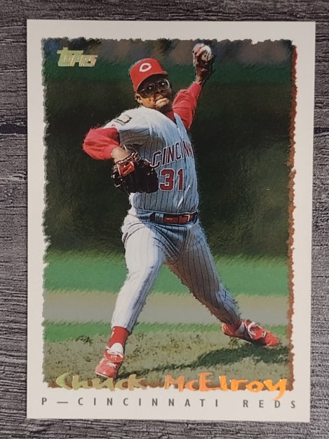 1995 Topps Cyberstats #93 Chuck McElroy