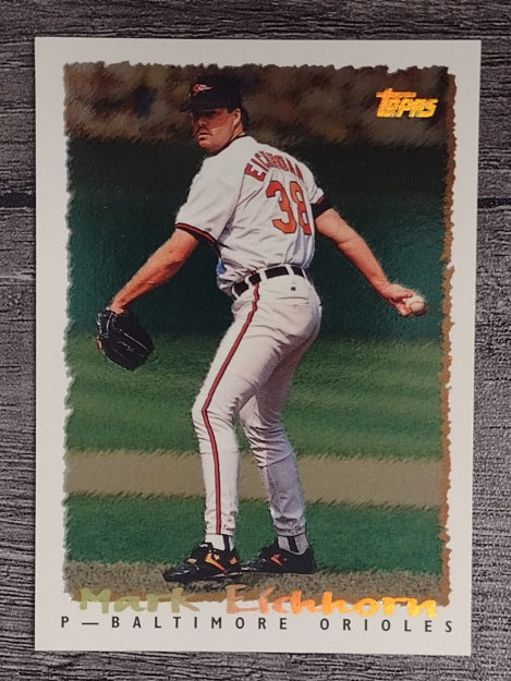 1995 Topps Cyberstats #339 Mark Eichhorn