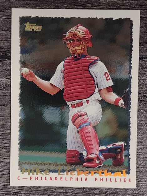 1995 Topps Cyberstats #333 Mike Lieberthal