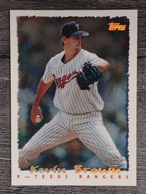1995 Topps Cyberstats #349 Kevin Brown