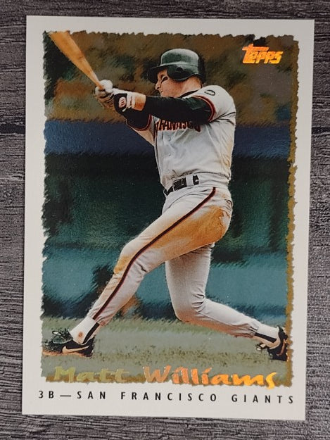 1995 Topps Cyberstats #8 Matt Williams